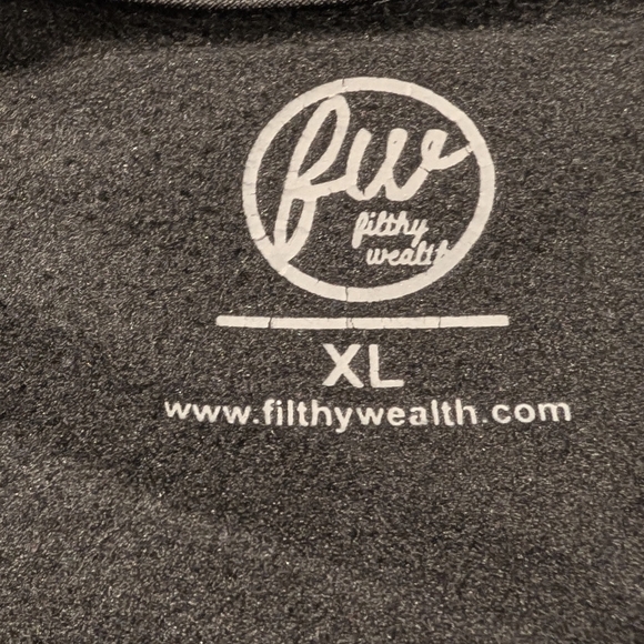 Filthy Wealth Green Bandana Men's Full Zip Lightweight Jacket Size XL - Picture 3 of 7